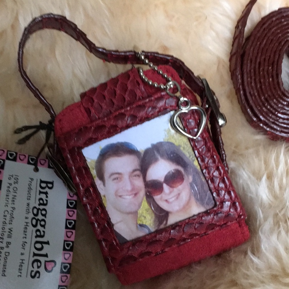💖 4/$25 NWT Mini Crossbody  2 in 1 Case - Faux Suede/Snakeskin